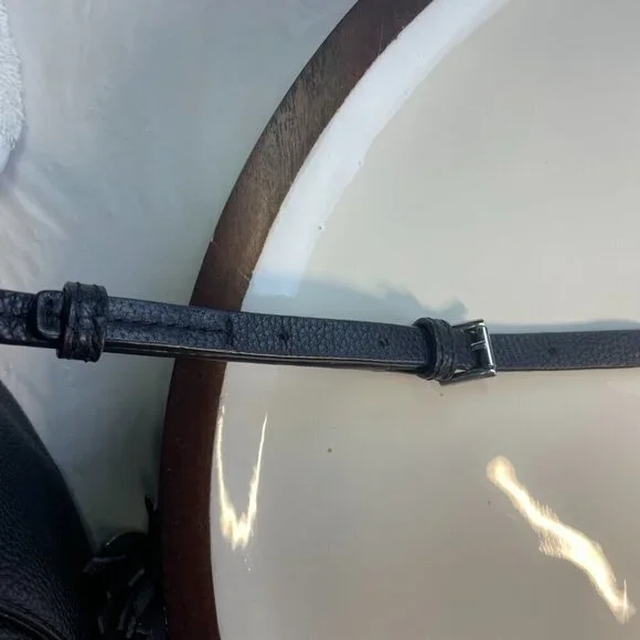 Michael Kors Pebble Leather Circle Canteen Crossbody - Picture 7 of 7